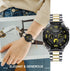 22mm Stainless Steel Metal Replacement Strap for Samsung Galaxy Watch 46mm / Galaxy 3 45mm & Huawei Watch GT5