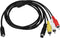 ECSiNG Digital Camera 10 Pin VMC Audio Video Cable VMC-15FS VMC-30FS AV to