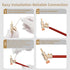 Monosaudio Locking Banana Plugs, 8Pcs 45 Degree Double Screw Speaker Banana Connector for 8-15 Gauge Speaker Wire
