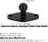 Aluminum Alloy AMPS to 17mm Ball Adapter, Drill Mount Ball Plate Base Meets Industry Standard AMPS Hole Pattern,Compatible with Garmin Nuvi Dezl Drive Drivesmart Zumo RV and More