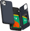 GOOSPERY Magnetic Door Bumper - Navy Compatible with iPhone 11 Pro Max Case, Card Holder Wallet