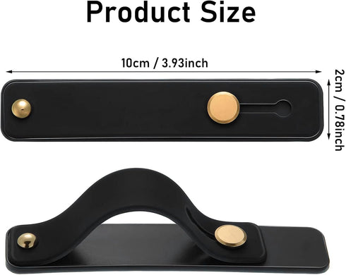 Cobee Phone Loop Finger Holder, 5pcs Silicone Phone Grip Straps for Most Smartphones (Black, Blue, Pink, Green, Grey)