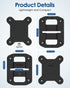 CXVKML Mount,8pcs (1) Body Cam Magnet Magnets Style,Strong Magnet Camera Holder Fit for All Models Police Body Cam