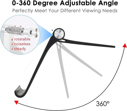 Multi-Angle Adjustable Cell Phone Stand Holder, Tablet Holder for iPhone 16 15 14 13 12 11 Pro Max XS XR 8 Plus 6 7