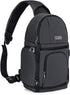 MOSISO Shockproof Camera Sling Bag, Space Gray DSLR/SLR/Mirrorless Backpack with Tripod Holder & Modular Inserts