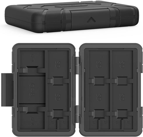 SmallRig SD Card Holder Case, 15 Slots, Water-Resistant for SD, Micro SD, CFexpress Type A/B, XQD Cards - 3192