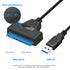 SATA to USB 3.0 Adapter Cable for 2.5 Inch Hard Drive HDD/SSD Data Transfer, External Converter Support UASP