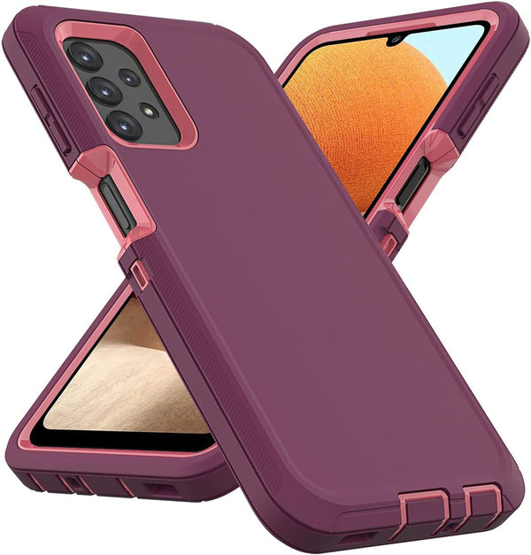 for Samsung Galaxy A32 5G Case, Shockproof Dustproof Case for Samsung Galaxy A32 5G (Purple)