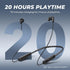 N18 Neckband Bluetooth Earbuds, Wireless 5.2 Headphones with Microphone, IPX7 Waterproof, 20H Playtime, Deep Bass -