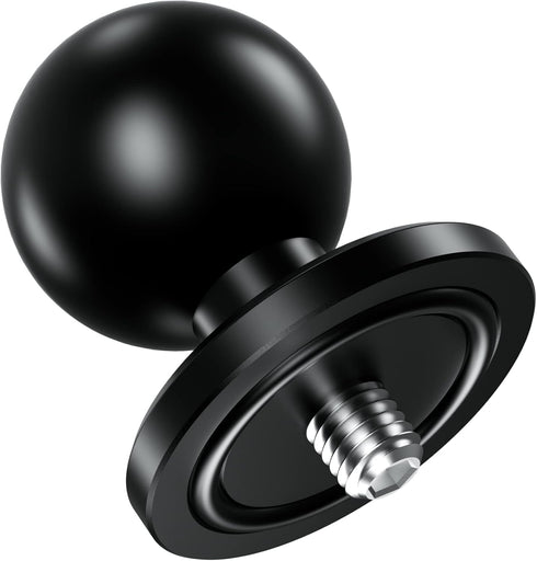 BRCOVAN Aluminum Alloy 1'' Ball Adapter with 1/4"-20 Threaded Stud for Action Camera & Camcorder, Compatible with RAM