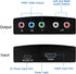 5RCA V1.4 PS4, 360 HDMI to Component Converter, HDMI to YPbPr RGB + R/L Converter with R/L Audio Output Support