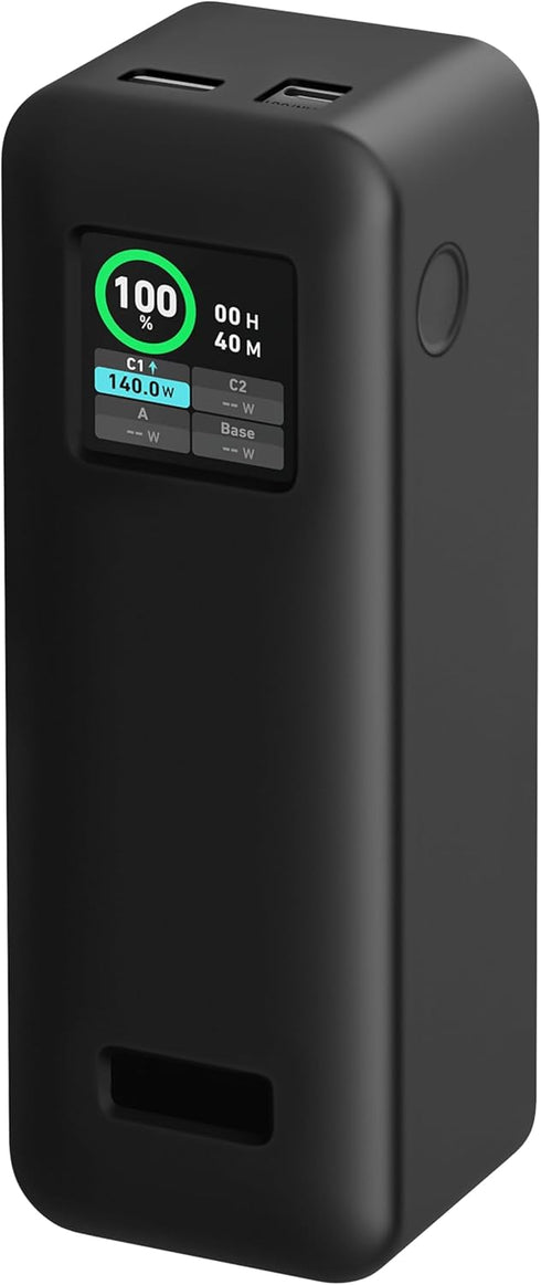 Geiomoo Silicone Case for Anker Prime Power Bank 27650mAh, Soft Flexible Scratch Resistant