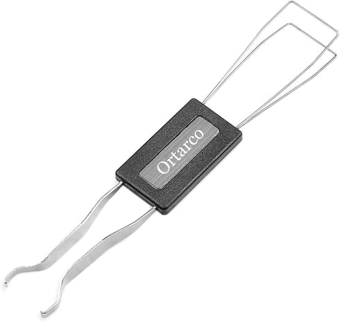 Ortarco Keycap Puller for Mechanical Keyboard, Stainless Steel Keycap Remover Tool, Black