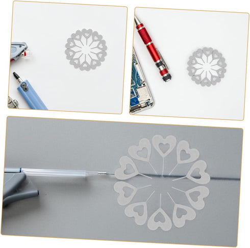 200pcs ARTIBETTER Phone Sim Card Removal Tool Heart Shape Eject Pins Travel-Friendly for Smartphones