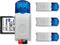 4 Pack USB SD Card Reader, Micro SD Card to USB Adapter, Card Reader for Camera Memory Card Reader