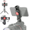 ULANZI ST-06 Camera Hot Shoe Phone Holder, Flexible Tripod Mount Adapter with Cold Shoe for Microphone LED Light