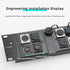 PENGLIN 5PCS USB3.0 D Series Panel-Mount Connector, Waterproof USB Port Socket for Data Transfer