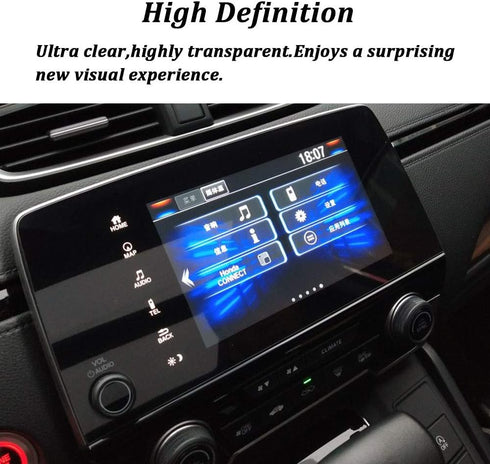 GPS Screen Protector for Honda CR-V 2019-2017, 7 Inch Navigation Audio Touch-Screen Tempered Glass Film