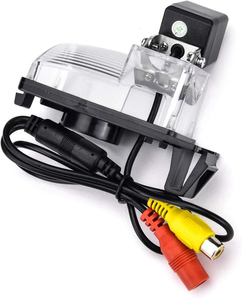 12 LED Adjustable Angle Car Rear View Camera for Nissan Tiida/Versa, Waterproof Reversing Backup Camera
