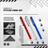 The Friendly Swede Set of 3 Fiber Tip Stylus Pens for Touch Screens, Stylus Pen for iPad, Retail Packaging, Includes 6