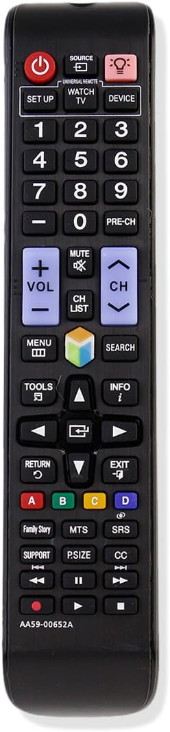 AA59-00652A Replacement Remote for Samsung TV Models UN40ES6100, UN46ES6100, UN50ES6100, UN55ES6100, UN60ES6100