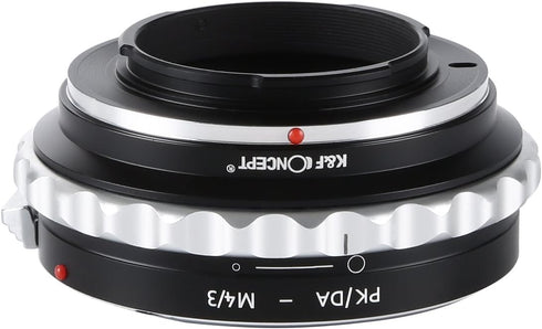 K&F Concept Manual Lens Mount Adapter for Pentax PK DA Lens to Micro Four Thirds Cameras