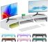 Dual Monitor Stand for Desk, Metal Computer Stand, Desk Shelf Riser,Desktop Organizer
