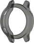 Black 3-Pack Covers for Garmin vívoactive 4 Watch Case Accessories - Transparent TPU Protective Bumper