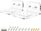 ELETIUO Universal Soundbar Acrylic Mount Bracket,Wall Shelf Mounting Holder Compatible with Samsung,JBL,Sony,LG,Bose,Roku,Polk Audio,Vizio,Onn&More,Hold