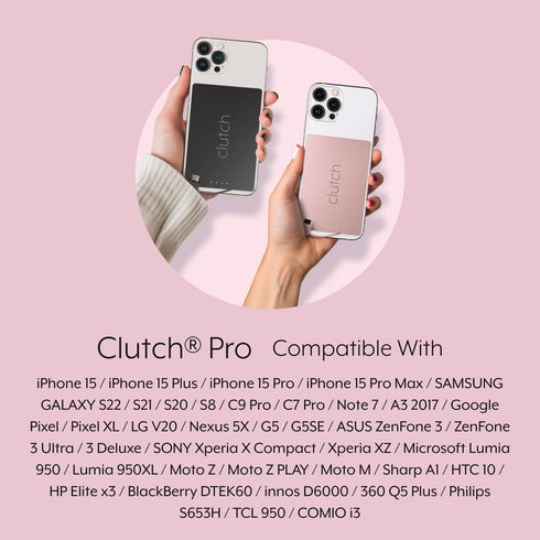 Clutch Pro USB-C Portable Charger 5000mAh, Magnetic Battery, Compatible with iPhone 15, 16 & Android Devices, TSA