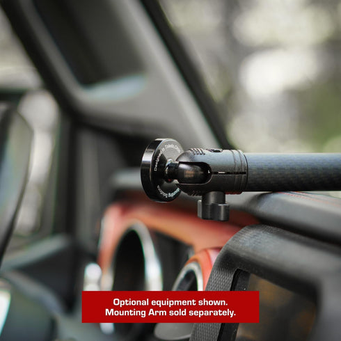 DiabloM6 Magnetic Cell Phone Mount Compatible with iPhone and Android Smartphones - 20mm Attachment Ball - Metal Plate