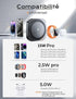 LISEN Magsafe Charger Stand for Apple, Super Portable Wireless Charging Station, Travel Essentials for iPhone and Watch
