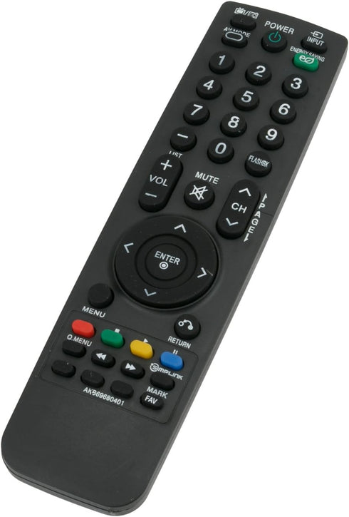 AKB69680401 Remote for LG LCD LED HDTV Models 19LH20, 19LU55, 22LH20, 22LU55, 26LD322HZA, 32CL20, 32LF11, 32LH20