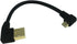 CERRXIAN 15cm Micro USB Short Cable Combo Gold Plated Left & Right Angle (2-Pack)