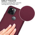 X-level Google Pixel 4a 5G Case, Thin Ultra Slim Fit Mobile Phone Case, Soft Flexible TPU, Light Coating Grip - Wine Red