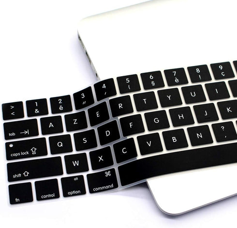 USA Version Silicone French AZERTY Keyboard Cover for MacBook Pro 13 15 inch - Model: A2159 A1989 A1706/A1990