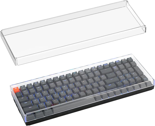 Geekria 90%-96% Keyboard Dust Cover, Clear Acrylic Keypads Cover for 100 Keys Computer Mechanical Wireless Keyboard,