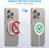 imluckies Magnetic Base Compatible with PopSocket Phone Grips and MagSafe iPhone Series Case, Thin & Light Portable