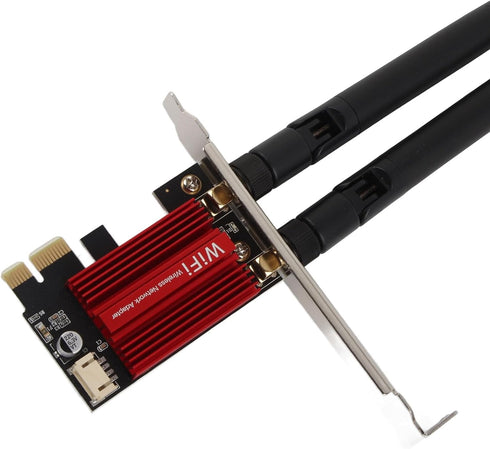 GOWENIC 7260AC Pro PCIe Card for Desktop PC, 1200Mbps Dual Band 5G/2.4G Bluetooth 4.0 PCIE Card Network Adapter