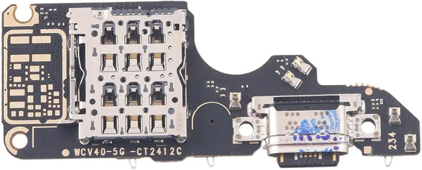 SATMW Charging Port Board for vivo V40 5G V2348 with SIM Card Holder
