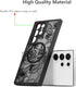 XIZYO Floral Rose Magnetic Case for Samsung Galaxy S24 Ultra - Slim TPU, Shockproof, MagSafe Compatible, Black