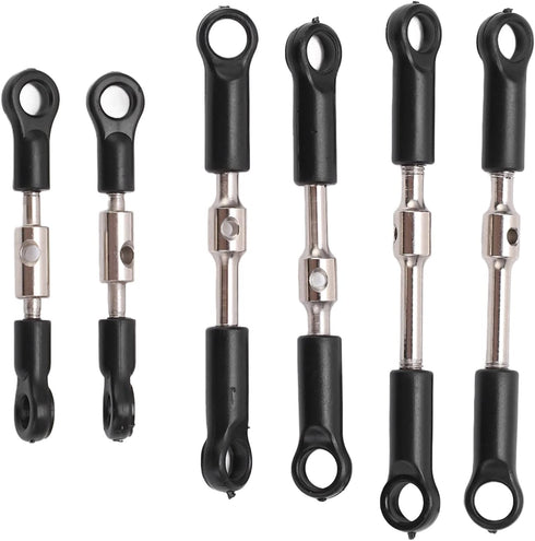 Set 144001 144002 124018 124019 124017 124016 Set, plplaaoo RC Tie Link Rods for WLtoys Remote Control Car Upgrade