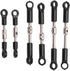 Set 144001 144002 124018 124019 124017 124016 Set, plplaaoo RC Tie Link Rods for WLtoys Remote Control Car Upgrade