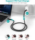 NIMASO USB C to USB C 3.1 Gen 2 Cable 10Gbps Data Transfer, 4K Video Output Monitor Cable 100W PD Fast Charging, for iPhone 15Pro/15ProMax/15/15Plus, MacBook, Huawei Matebook, iPad Pro 2020,Chromebook by NIMASO