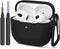 ATUAT Compatible with AirPods 3 Case, Protective Silicone Cover for 3rd Generation Case 2021, Wireless Charging - Black