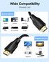 8K 3FT 10 Pack, 48Gbps 2.1 8K@60Hz, 4K@120Hz, HDR10+, 3D, Dolby, PS5/4, HDMI Cable Ultra High Speed HDMI Cable eARC