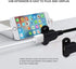 USB 2.0 Male to Dual Female Charging Extension Cable, 5ft, Panel Mount with Screw Hole