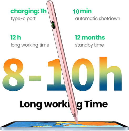 Stylus Pen for Apple iPad 13/12.9/11-inch, Compatible with Fast Charging & Palm Rejection