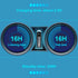 Bluetooth Headset, CVC8.0 Noise Cancelling Wireless Earpiece, 16 Hrs Talk Time, Compatible with iPhone & Android