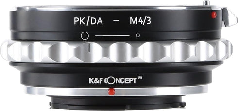K&F Concept Manual Lens Mount Adapter for Pentax PK DA Lens to Micro Four Thirds Cameras